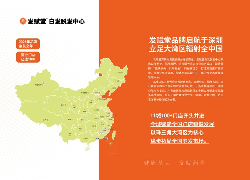 发赋堂全国连锁门店布局与总部赋能